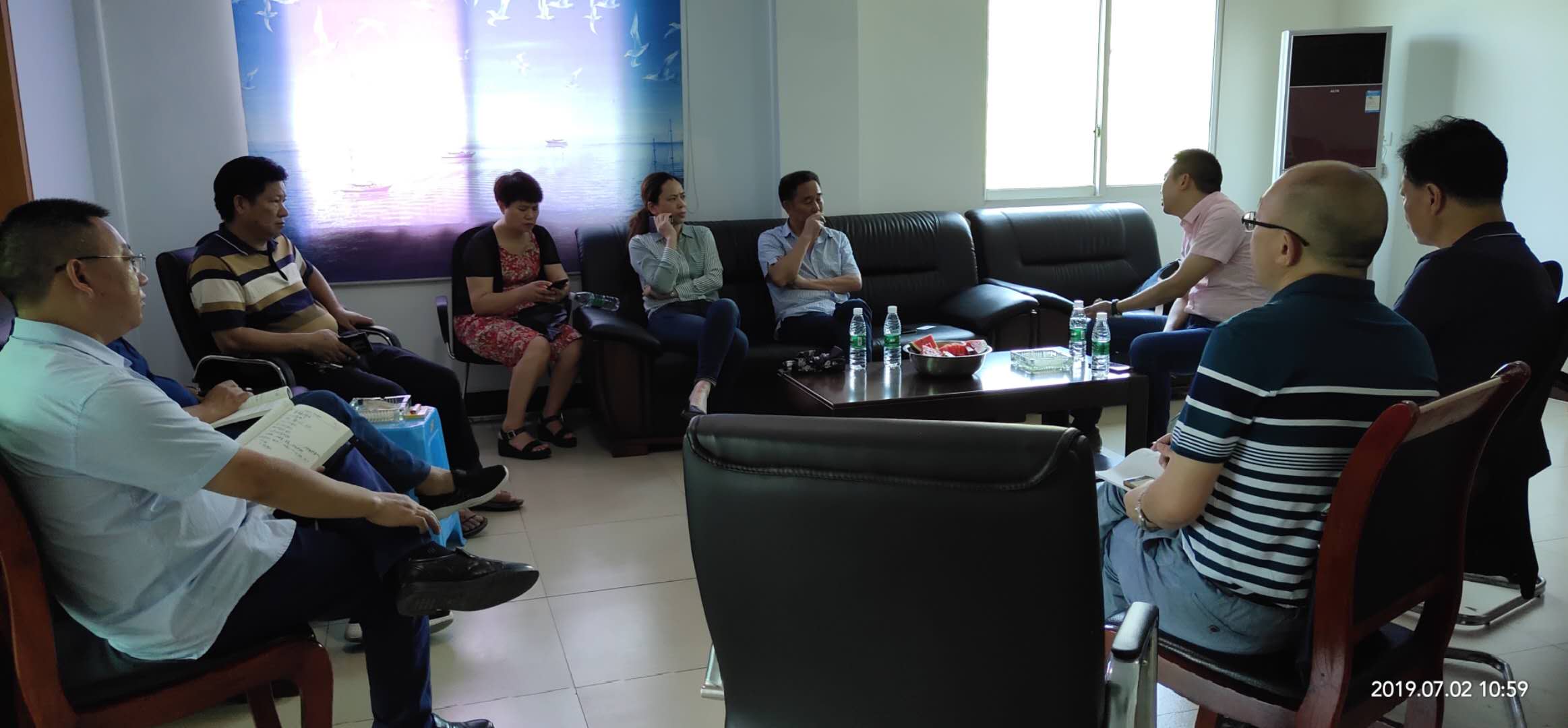 重庆市农委副主任江津副区长秦大春、杨永芳来公司调研指导工作